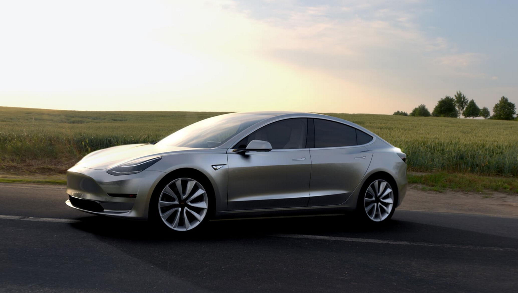 特斯拉的爆款即将到来，立贴明天这个时候看看model3实现没