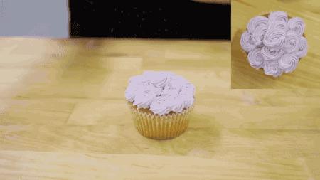 纸杯小蛋糕的裱花技巧图解,纸杯蛋糕裱花教程新手