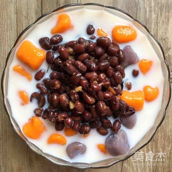 芋圆红豆葡萄干烧仙草椰汁,椰汁红豆西米芋圆露的做法