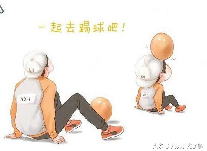 网友画的鹿晗卡通,鹿晗儿童图