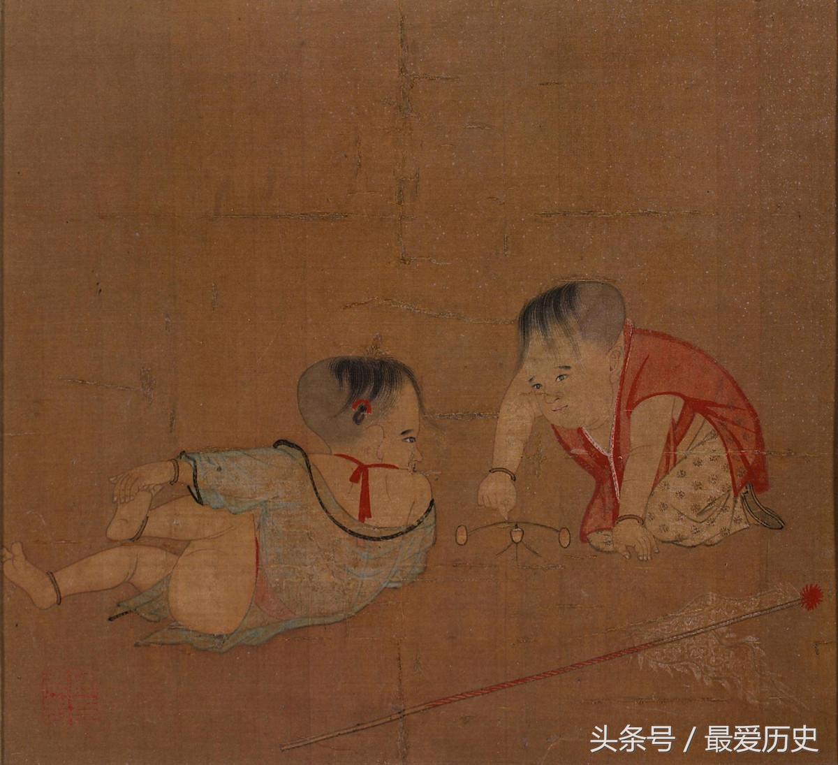 宋朝小朋友,宋代小孩玩游戏