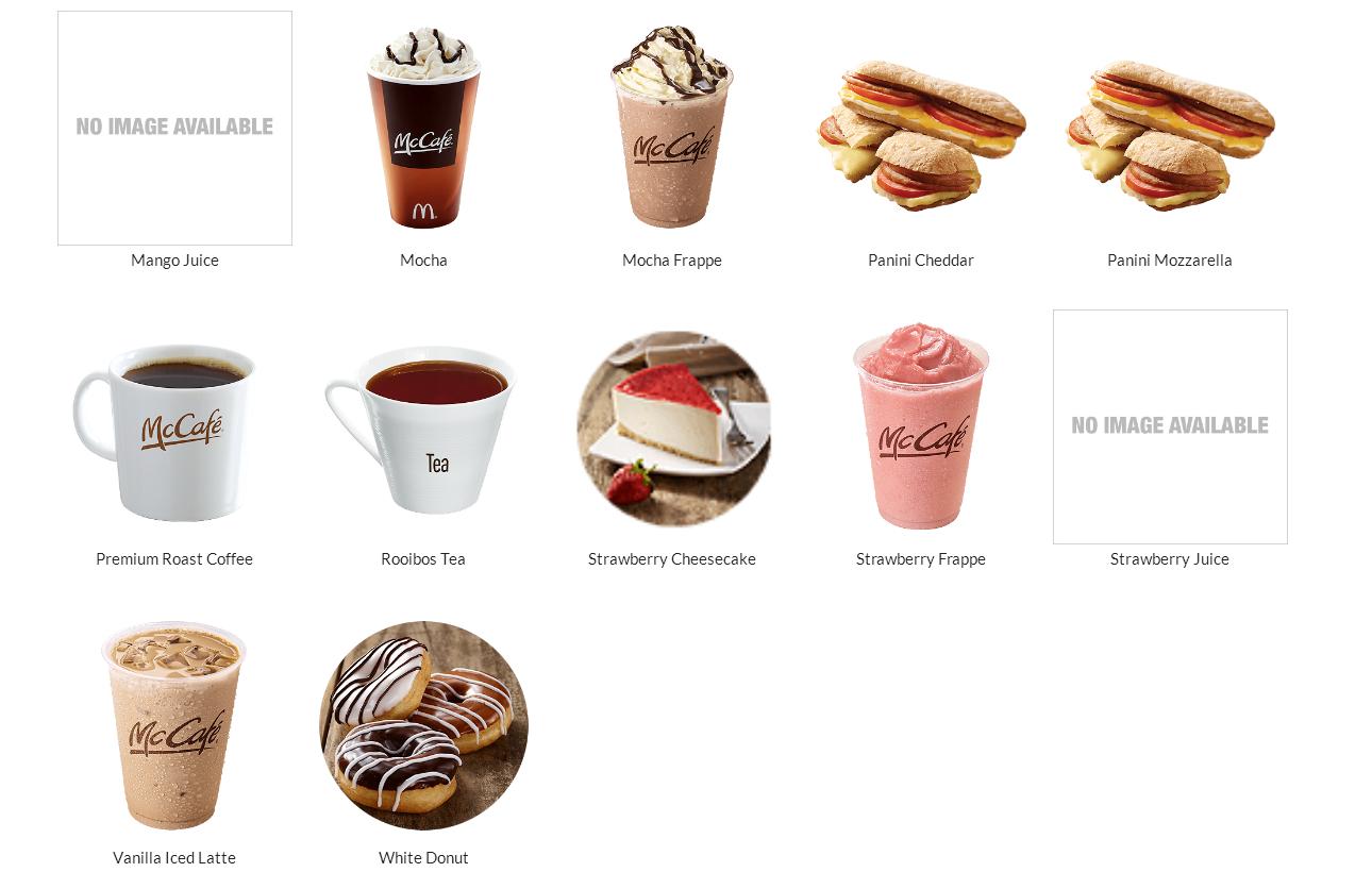 麦当劳招牌食物是什么,麦当劳菜单类型有哪些图片