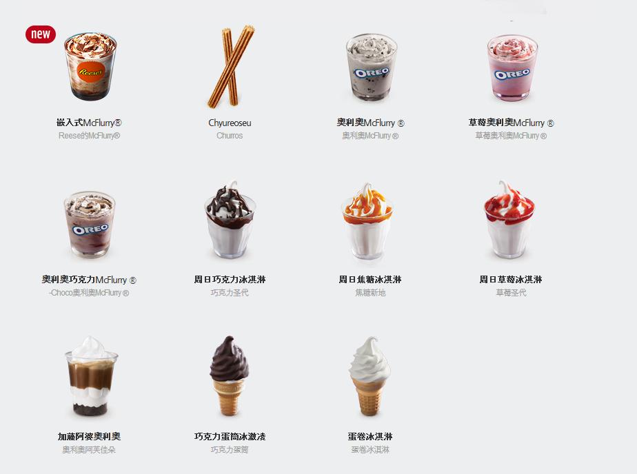 麦当劳招牌食物是什么,麦当劳菜单类型有哪些图片