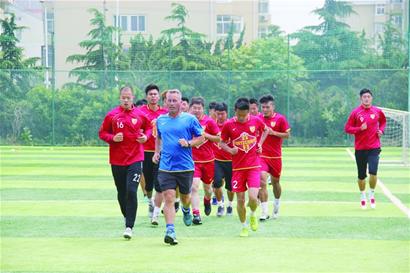 2021中乙第七轮青岛红狮上海,青岛红狮晋级中超