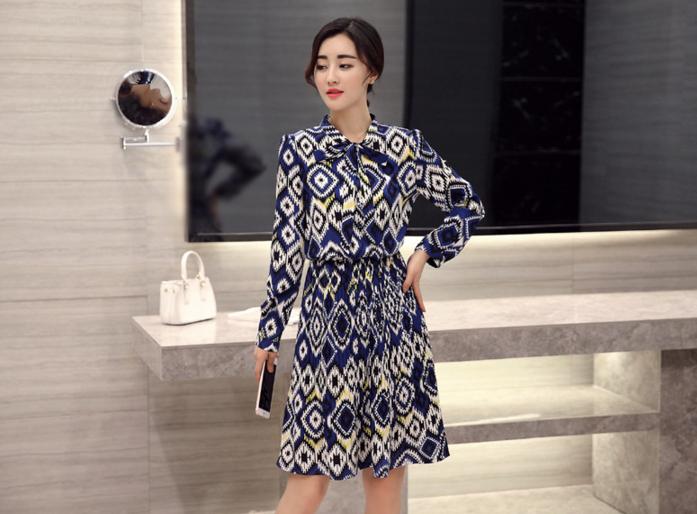 优雅气质高端的连衣裙雪纺,春秋雪纺连衣裙气质高级感轻奢