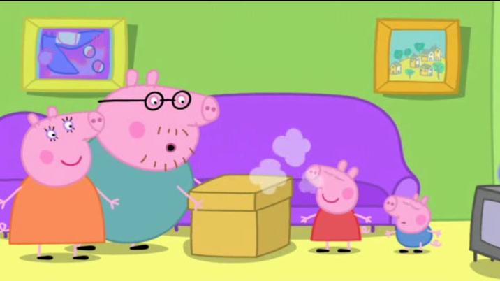 小猪佩奇第一季英文知识点,英语动画片粉红猪
