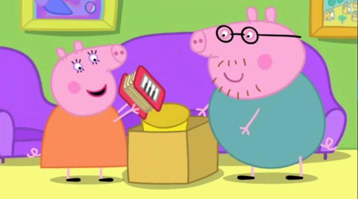小猪佩奇第一季英文知识点,英语动画片粉红猪
