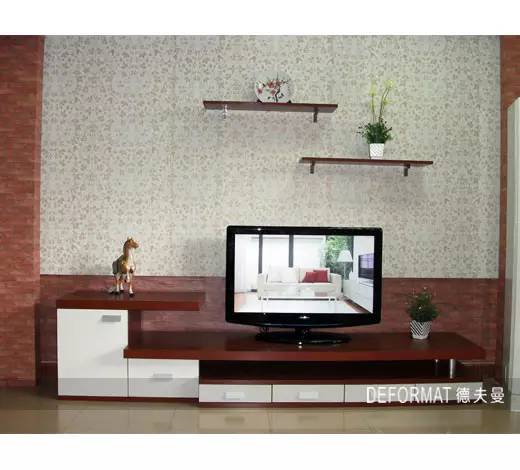 客厅背景墙电视柜最新款效果图,简约风客厅搭配电视柜