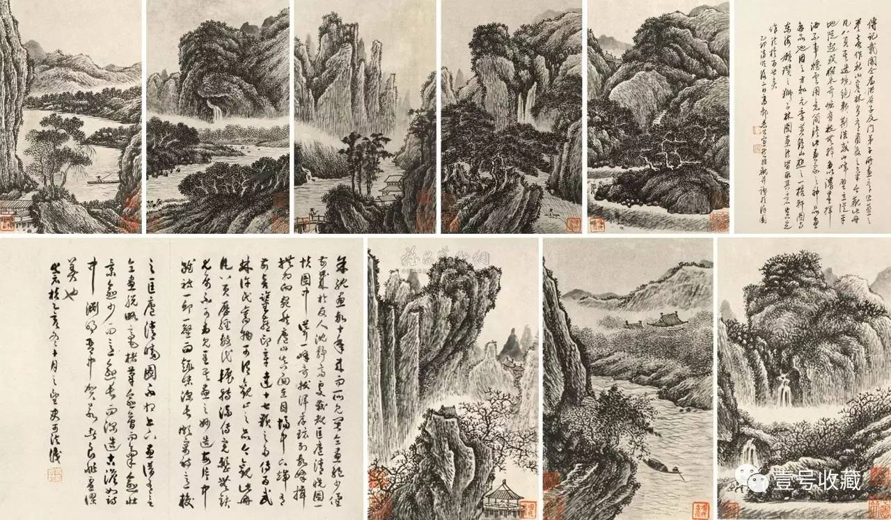 中国画领军人物的作品及流派,中国画主要画派图解