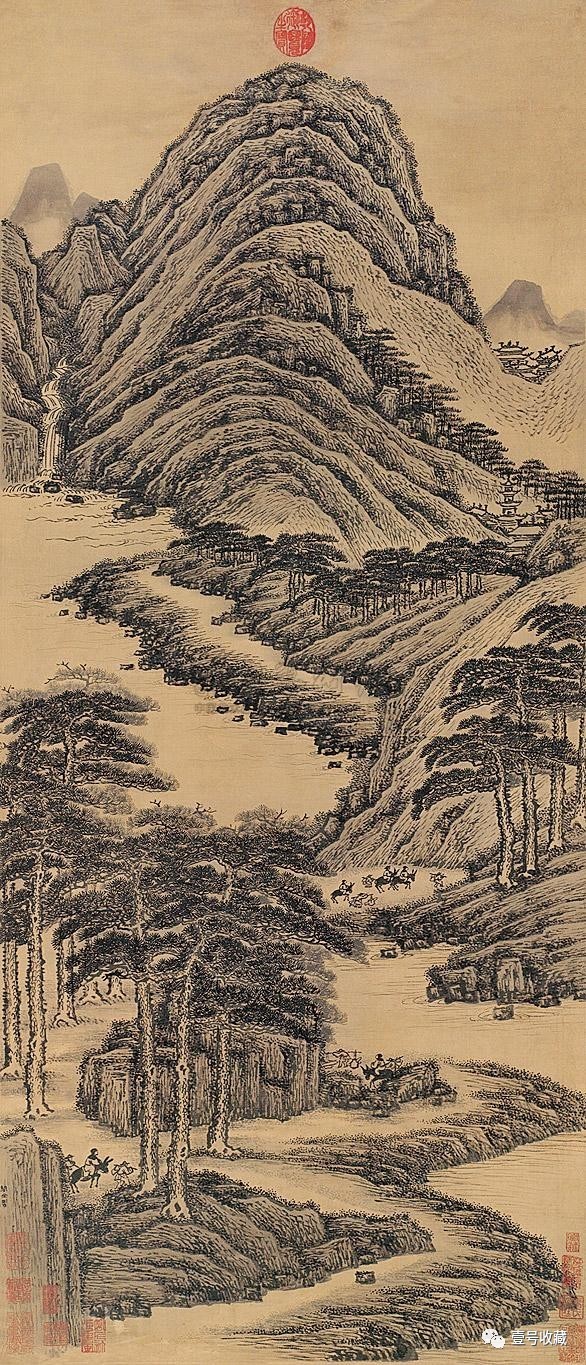 中国画领军人物的作品及流派,中国画主要画派图解