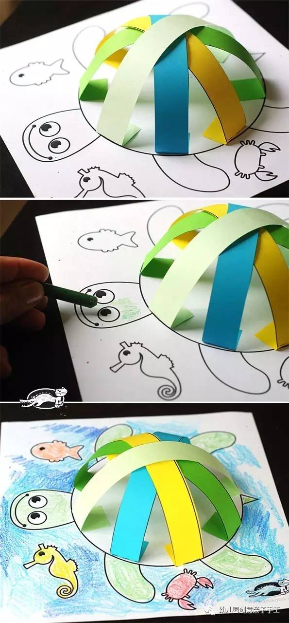 幼儿园卡纸手工简单而立体的动物,卡纸手工幼儿园动物简单创意