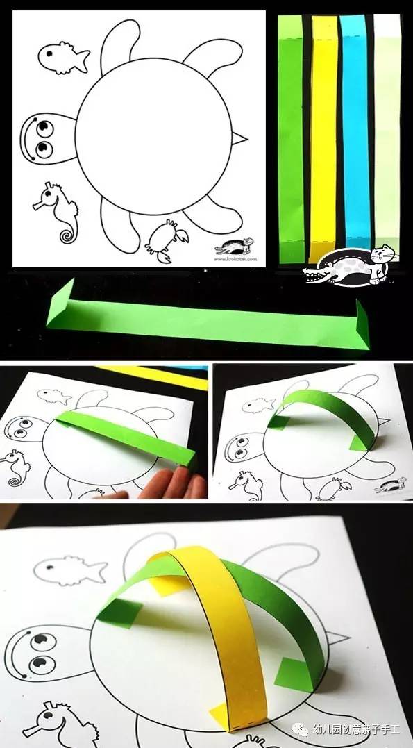 幼儿园卡纸手工简单而立体的动物,卡纸手工幼儿园动物简单创意