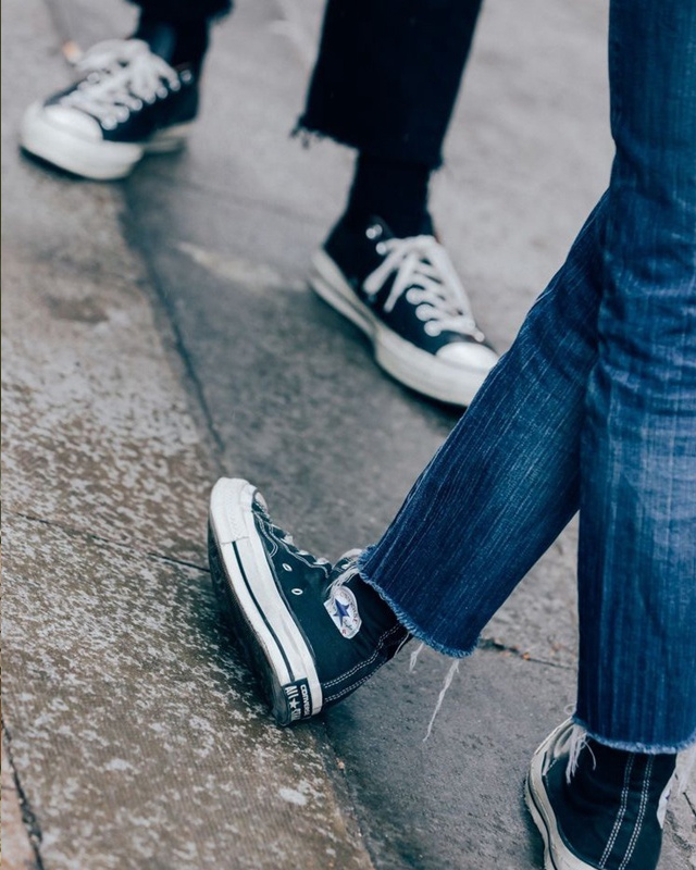 潮男高帮帆布鞋秋季穿搭,夏天超帅帆布鞋穿搭