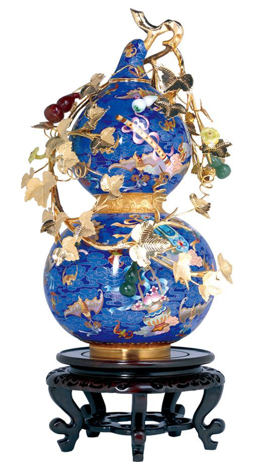 掐丝珐琅景泰蓝画法,景泰蓝掐丝珐琅是最具特点的