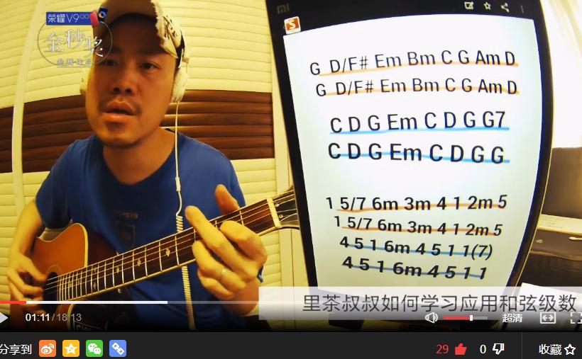 里茶叔叔吉他自学视频合集,里茶叔叔原版吉他曲谱