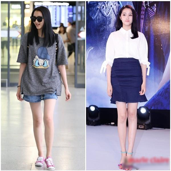 16张圈内最红明星对比图告诉你，穿不穿高跟鞋差的真不只是一个PS的距离