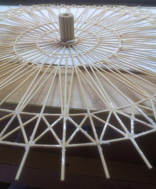 竹签摩天轮手工制作大全图解教程,怎么用竹签和纸做一个摩天轮