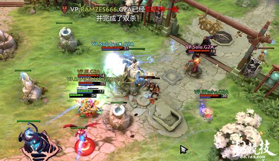 华丽的英雄海俄罗斯战熊VP卫冕DOTA2巅峰联赛冠军