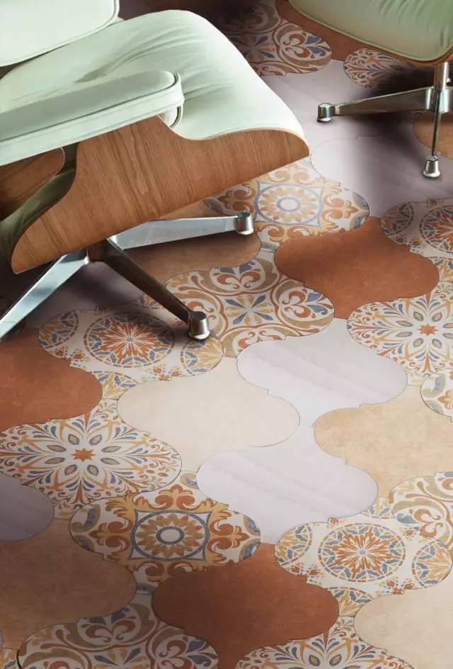 三角形地砖与多边形地砖,三角形瓷砖铺成的图形