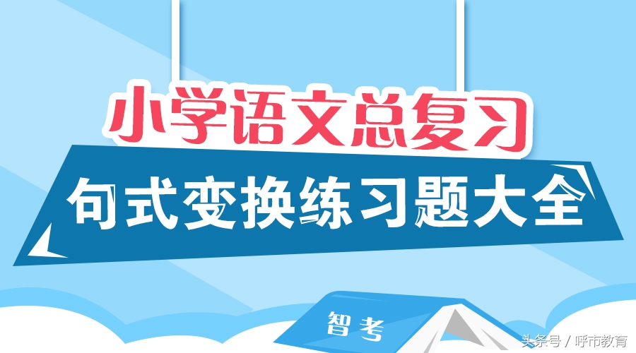 小升初语文句型转换训练100题,小学语文小升初句子专项训练