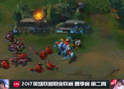 [动图集锦]五杀过后惨被针对JDG不敌苏宁，lwx大嘴融化女警