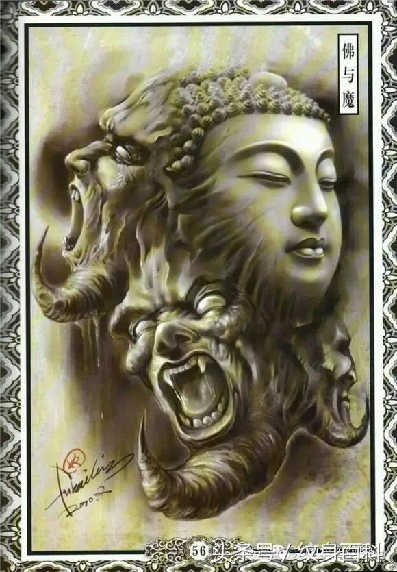 佛魔一念之间头像,佛魔一念之间木雕