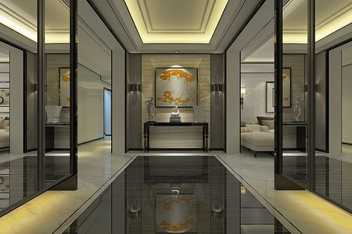 现代城市优雅空间,优雅舒展的现代空间