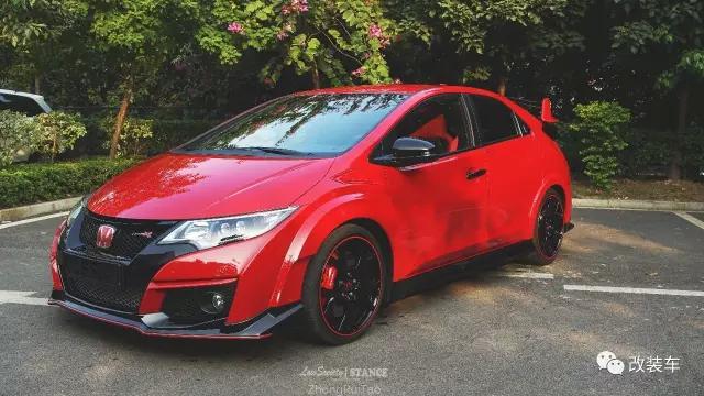 70万的进口思域太遥远，杭州车友将飞度GK5打导致Type-R外观