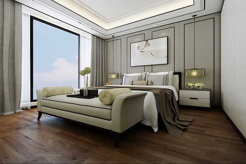 现代城市优雅空间,优雅舒展的现代空间