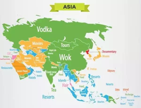 中国偏见地图,世界地图之偏见地图