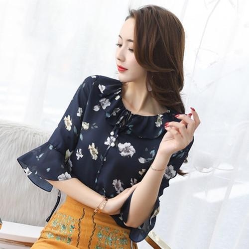 打碎单调和枯燥的雪纺衫,雪纺衫可以随意切换各种风格