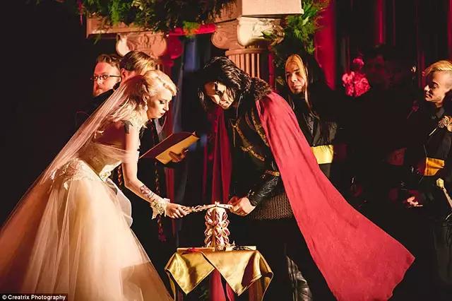 吸血鬼婚礼主题,吸血鬼风格的婚礼