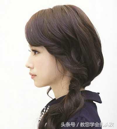 不会编发这样扎简单清新日常发型,妈妈民国风编发发型显年轻