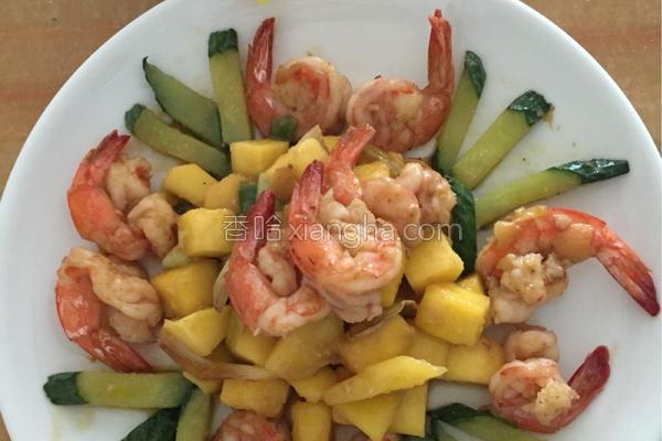 芒果虾仁正宗做法,芒果虾仁沙拉的做法