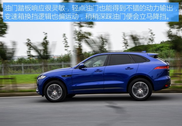捷豹f-pace300sport2.0t声浪,捷豹f-pace二手2.0t四驱绿色