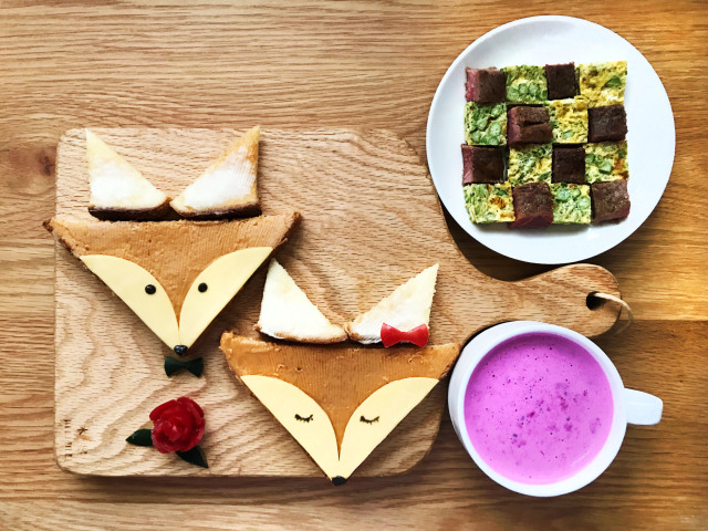 再忙也要为你做早餐︱第52期：卡通食物·狐狸之家