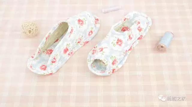 居家拖鞋不藏水,居家毛线拖鞋教程