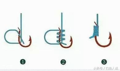 钓鱼常用的快速绑鱼钩方法,钓鱼高手都在使用的绑鱼钩方法