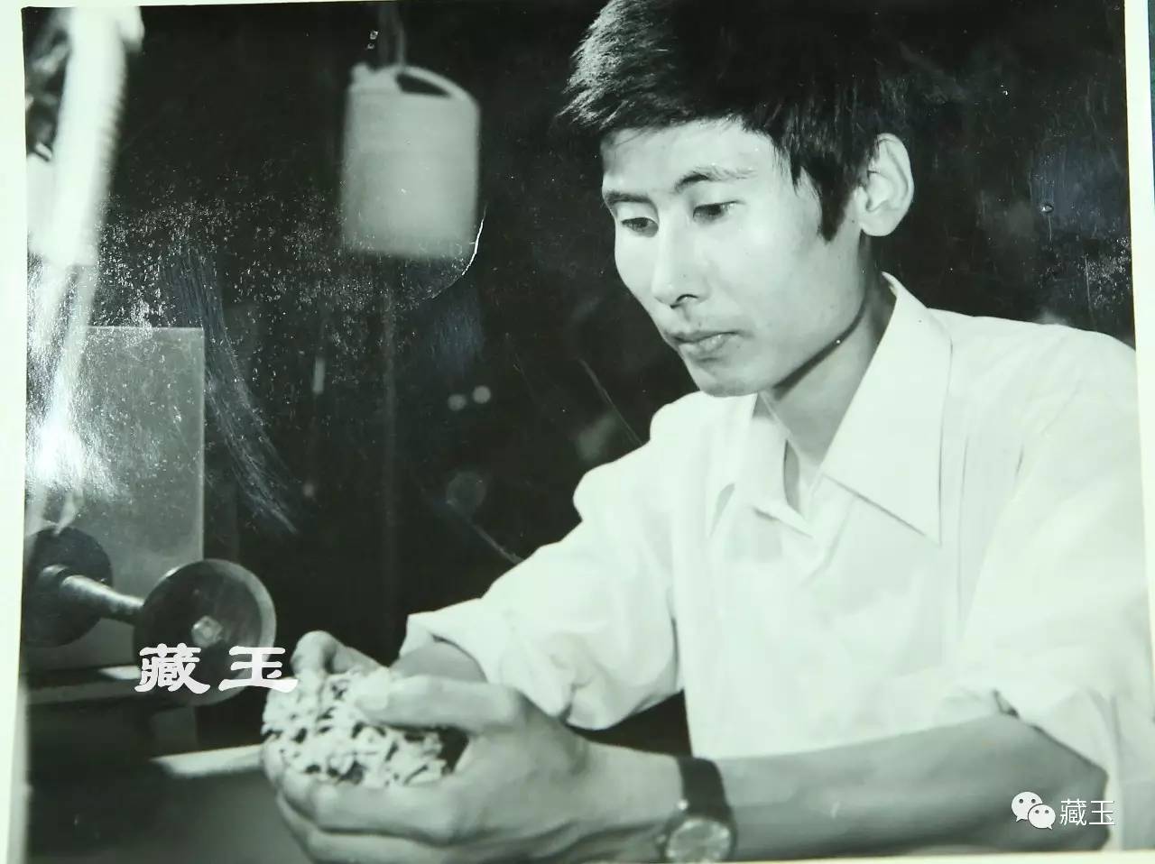 北京老字号老照片,八十年代的老玉器厂