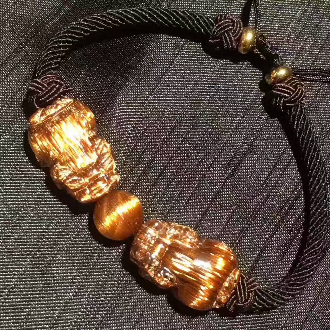 天然朱砂貔貅手链,貔貅手链女款黄金9999珐琅彩