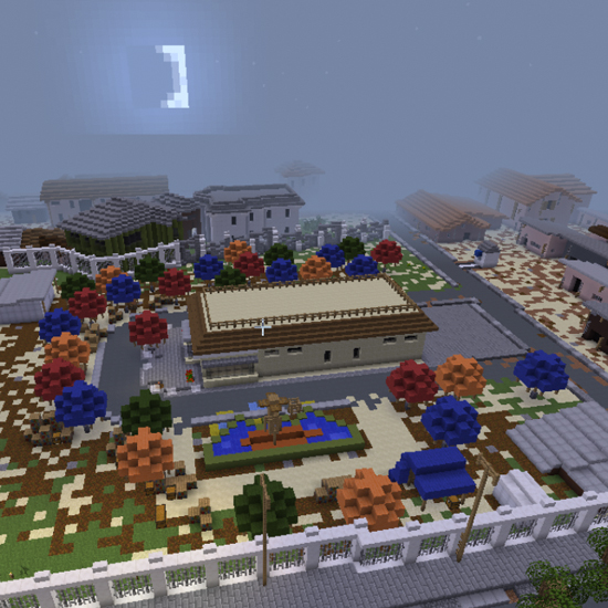 听说世界各地的青少年通过《我的世界》设计本地社区？