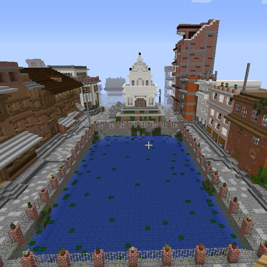 听说世界各地的青少年通过《我的世界》设计本地社区？