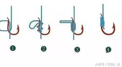 钓鱼常用的快速绑鱼钩方法,钓鱼高手都在使用的绑鱼钩方法