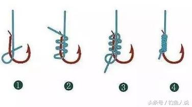 钓鱼常用的快速绑鱼钩方法,钓鱼高手都在使用的绑鱼钩方法