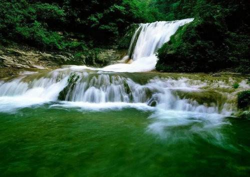 焦作旅游青龙峡风景图,焦作青龙峡风景区瀑布