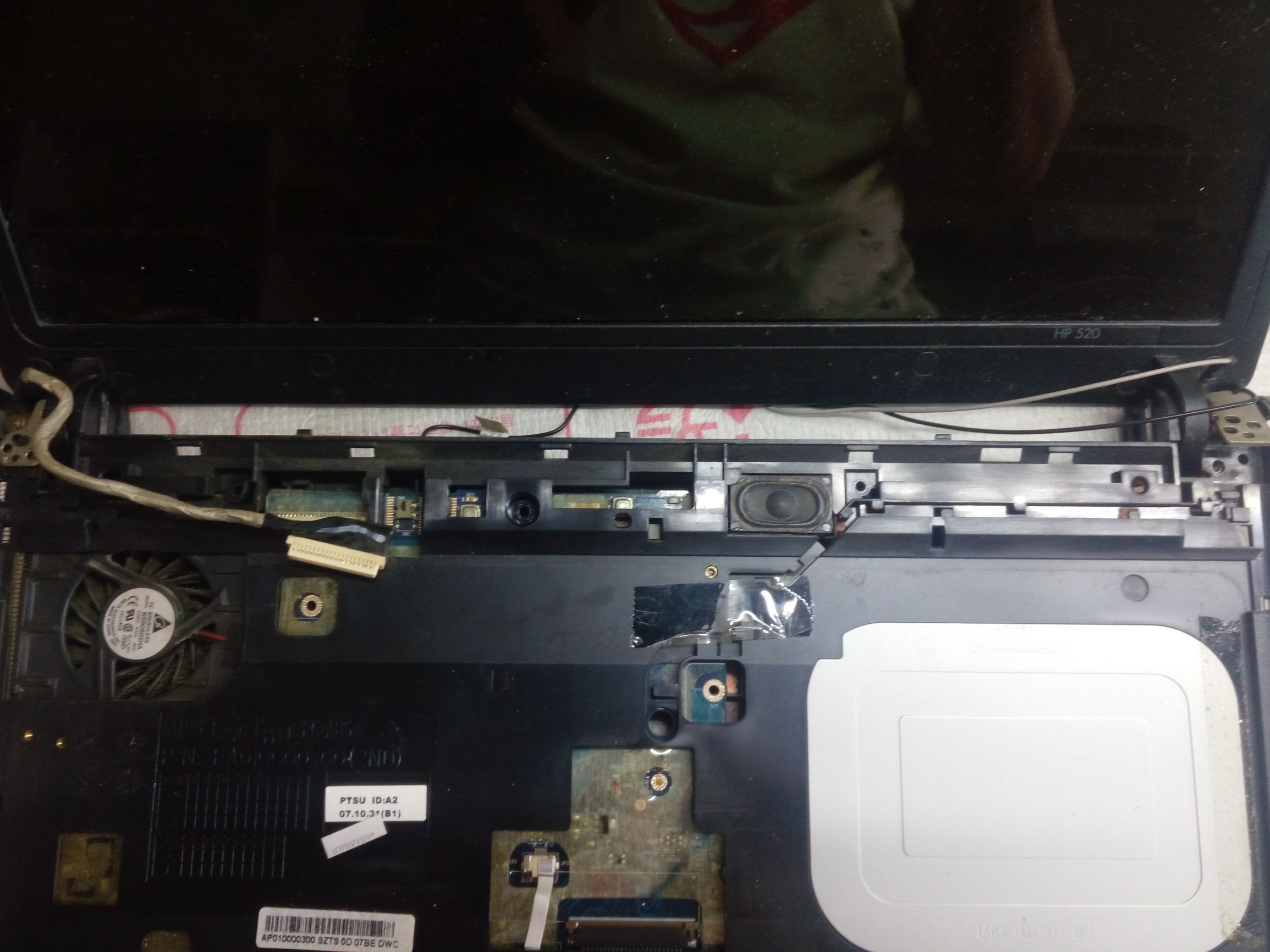 hp541笔记本拆机清灰,hpg5电脑拆机教程