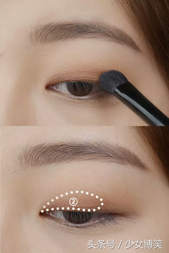 单眼皮超简单日常眼妆,单眼皮怎么让眼妆看起来干净好看