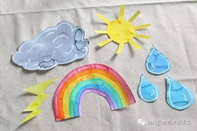 幼儿园卡纸夏日手工简单又漂亮,幼儿园简单创意卡纸手工