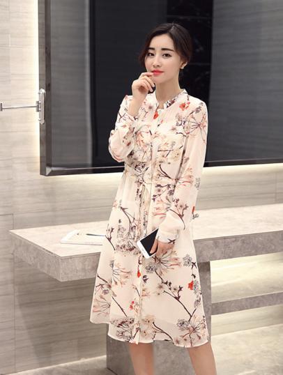 优雅气质高端的连衣裙雪纺,春秋雪纺连衣裙气质高级感轻奢