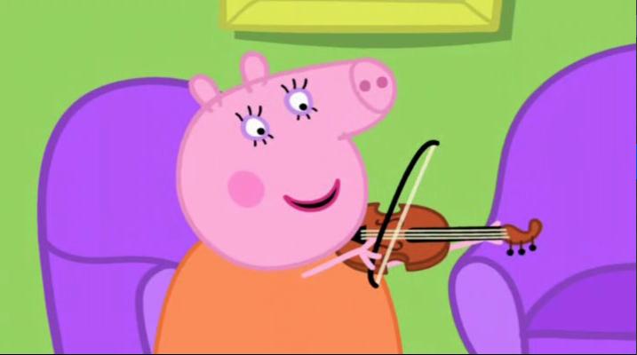 小猪佩奇第一季英文知识点,英语动画片粉红猪